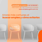 Errores más comunes al buscar empleo y cómo evitarlos.